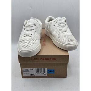 Lucky Brand Women's Haidyn Sneaker - Eggshell Knit - Size 6.5‎ M NIB
